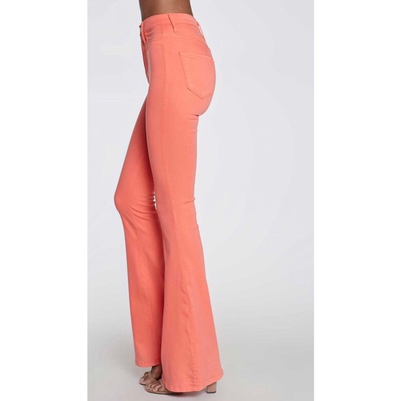 Peach Bell Bottom Pants - Picture 7 of 8
